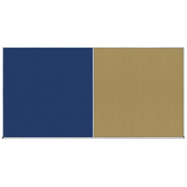 Enclosed Corkboard, 1 Door, 24"x36", 4" Fra